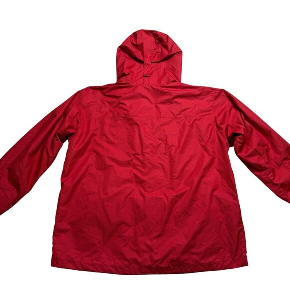 Columbia Men’s Hooded Omni-Shield Water Resistant Jacket Red Sz XL - Picture 10 of 14